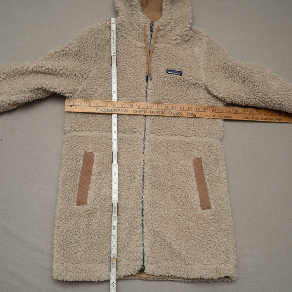 Patagonia Dusty Mesa Parka Womens Size S Beige Full Zip Outdoors Solid Warm - Picture 3 of 11